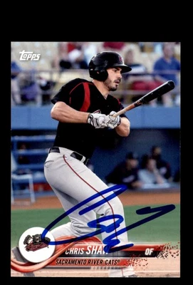 Signed Baseball Card Auto Chris Shaw 2018 Topps Pro Debut #19 River Cats - Image 1 of 2