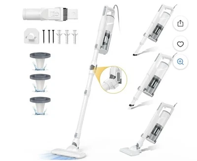 FABULETTA Aspiradora con Varilla con Cable de 23 Pies, 600W Power Stick Aspiradora con Cable con Telescopio Foto 1 de 4