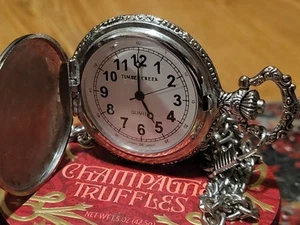 Timber Creek Quartz Taschenuhr (japanisches Uhrwerk) braucht Batterie - Bild 1 von 3