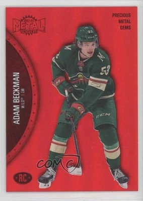 2021-22 Skybox Metal Universe Rookies PMG Red /100 Adam Beckman #176 Rookie RC - Image 1 of 2
