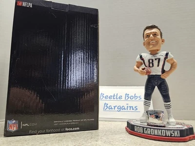 Bobblehead Rob Gronkowski New England Patriots NFL 2019 #'d SB FOCO nuevo en caja Foto 1 de 4