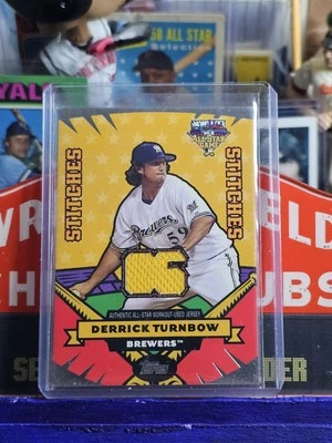 2006 Topps Update All Star Stitches #AS-DT Derrick Turnbow Game Worn Relic - Image 1 of 4