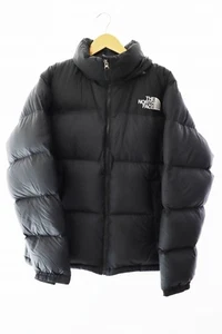 The North Face NUPTSE JACKET Logo Nuptse Down Jacket ND92335 L Black Brand Secon - Picture 1 of 7