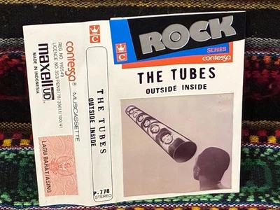 THE TUBES Outside Inside cassette tape new wave Indonesia w/ Toto trks - Image 1 of 3