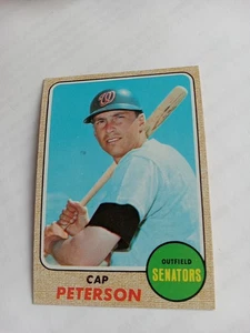 1968 Topps Mike Peterson Washington Senators # 358 EXMT See Scan!!!!!!!! - Picture 1 of 2