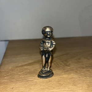 Sceau de Cire en Bronze Laiton  Manneke Pis Cachet Monogramme A N - Imagen 1 de 4