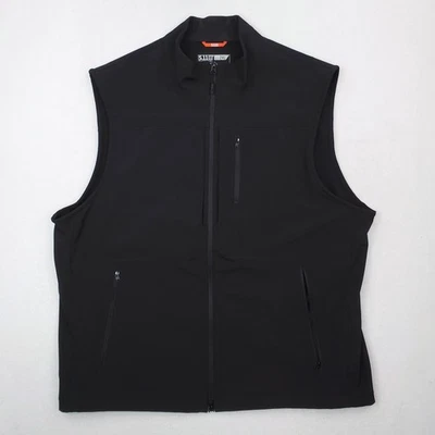Colete Masculino 5.11 Tático Coberto XXL Preto Macio Resistente à Água Vestuário de Trabalho - Imagem 1 de 4