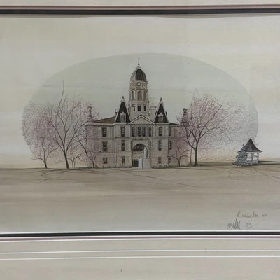 Винтажный P. Buckley Moss Редкий В Рамке и Матовом Принте 20x25, 160/1000 С ПОДПИСЬЮ - Изображение 1 из 4