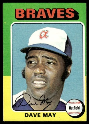 1975 Topps Dave May Atlanta Braves #650 - Image 1 of 2
