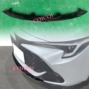 Painted Gloss Black front spoiler for Toyota 2023~ Corolla hatchback SE XSE◎ - Picture 1 of 5