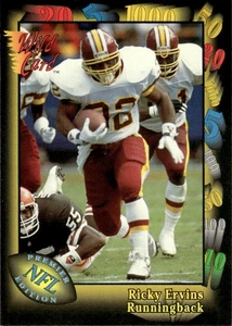 1991 Wild Card Ricky Ervins Rookie Washington Redskins #118 - Picture 1 of 2