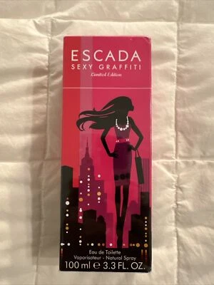 RARO Escada Sexy Graffiti Edición Limitada EDT Spray 3.3 Fl. Oz. NUEVO Y PRECINTADO Foto 1 de 2