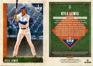 Kyle Lewis 2022 Panini Diamond Kings Baseball Card 57  Seattle Mariners