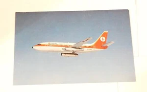 VINTAGE NATIONAL AIRWAYS BOEING 737 TWINJET Post Card - Picture 1 of 2