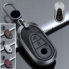 Zinc Alloy Leather Car Remote Key Fob Case Cover For Mercedes Benz C S W223 W206