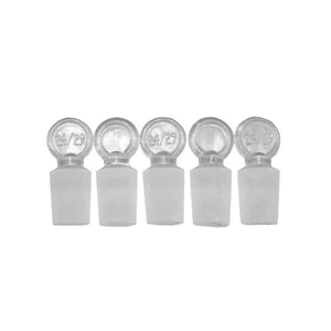24/29 Solid Glass Stopper Lab Plug Laboratory Chemistry Glassware 5Pcs/Lot - Picture 1 of 6