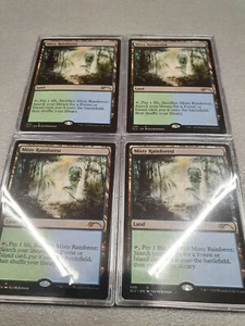 MISTY RAINFOREST x 4 PLAYSET ENG - MTG SECRET LAIR ULTIMATE ED. MINT perfect - Imagen 1 de 1