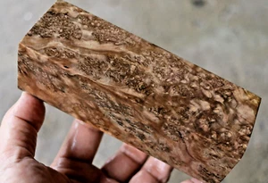 Asian Satin Burl, For DIY Knife Handle, Pen Blanks 1 6/8"X 5 5/8"X 1 5/8 #852 - Picture 1 of 17