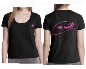 $ 79 Neu mit Etikett Juicy Couture Stay Juicy kurzärmliges T-Shirt Größe Medium - Bild 1 von 8