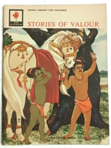 INDIA NEHRU LIBRARY CHILDREN BOOK: STORIES OF VALOUR 1971 ILLUSTRATED ENGLISH - Picture 1 of 14