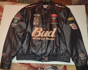 NASCAR Chase Authentics Dale Earnhardt Jr 8 Bud King of Beers Racing Jacket 3XL - Picture 1 of 9