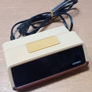Citizen 5rd605 Retro Digital Alarm Clock Vintage Showa Era Table Clock Working - Picture 1 of 4
