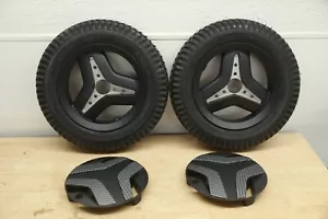 COPPIA Permobil FLAT-FREE Ruote Motrici Pneumatici 3.00-8 per Sedie Elettriche F3 F5 M3 M5 - Foto 1 di 11