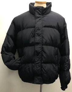 J CREW VINTAGE GREEN LABEL MEN'S BLACK CLASSIC DOWN PUFFER COAT JACKET XXL - Picture 1 of 8