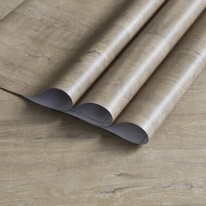 32x157inch Extra Wide Grey Wood Peel and Stick Wallpaper Oak Contact Paper Li... - Picture 1 of 9