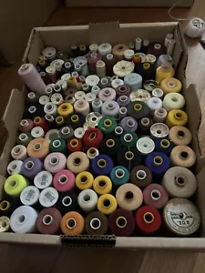Bulk Lot Approx well over 100 vintage cotton reels - Picture 1 of 2