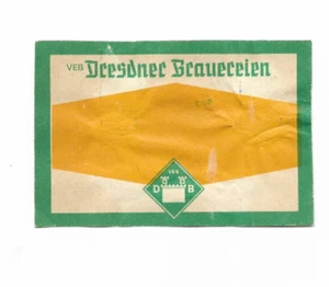 DDR-Etikett FEHLDRUCK Dresden - Dresdner Brauereien (DD2) - Bild 1 von 2