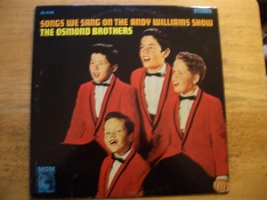 THE OSMOND BROTHERS ~ ANDY WILLIAMS SHOW ~1963 STEREO LP ~ RECORD M COVER EX - Picture 1 of 11