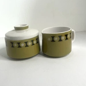 Vintage Mikasa Mediterrania Venus Lidded Sugar and Creamer Set 4041 Japan - Picture 1 of 6