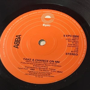 ABBA Take A Chance On Me 1977 Dutch 7" vinyl single Agnetha original 45 D - Picture 1 of 1