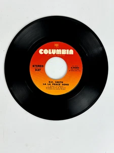 O.C. SMITH: la la peace song / mono Columbia 7" Single 45 RPM - Picture 1 of 2
