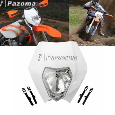 Conjunto de faros de moto todoterreno universal para Honda CRF100F 250R Foto 1 de 4