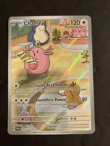 Pokemon Twilight Masquerade Chansey Illustration Rare Holo 187/167 Pack Fresh NM - Bild 1 von 5