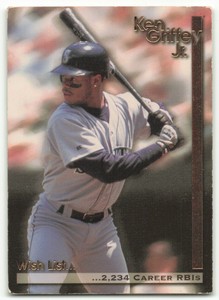 1995 MEGACARDS KEN GRIFFEY JR. WISH LIST KEN GRIFFEY JR. SEATTLE MARINERS #22