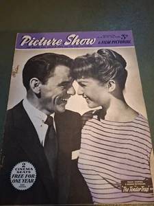Vintage PICTURE SHOW Magazine 4 FEBRUARY 1957 Frank Sinatra Debbie Reynolds Q580 - Picture 1 of 7