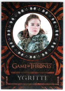 GAME OF THRONES VALYRIAN STEEL SE L17 LASER CUT ROSE LESLIE AS YGRITTE