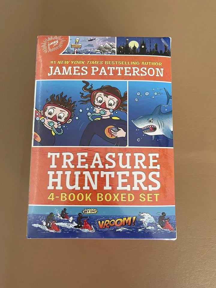 James Patterson Treasure Hunters 4 Book Boxed Set Fast