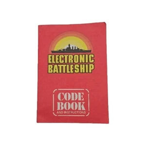 1982 MB Electronic Talking Battleship Secret Code & Instructions Book Vintage - Bild 1 von 6