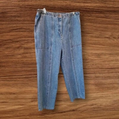 Jeans Ralph Lauren Hebillas Laterales Bolsillo Cuadrado Mujer 10 Vintage Retro Foto 1 de 4