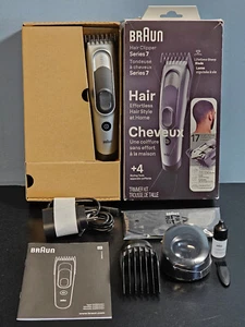 Braun Tagliacapelli Serie 7 Kit Tagliacapelli - Senza Fili, Ricaricabile - Nuovo, SCATOLA APERTA - Foto 1 di 12