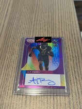 A.T. Perry 2023 Leaf Vivid Purple Autograph Auto Pre-Production Proof #d 1/1