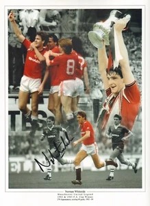NORMAN WHITESIDE - Manchester Utd &  N. Ireland - HAND SIGNED 12x16" PHOTOGRAPH - Picture 1 of 2