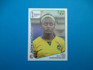 2019 Panini Women's World Cup France #241 Jadyn Matthews Jamaica 