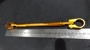 TRAVERSINO RINFORZO MANUBRIO MOTO PITBIKE E QUAD UNIVERSALE 22MM ORO - Foto 1 di 2