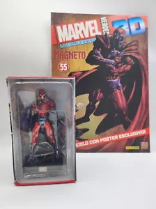 MARVEL HEROES 3D nr 55 MAGNETO Statua Fascicolo Poster CENTAURIA PANINI - Bild 1 von 7