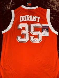 Kevin Durant HAND SIGNED Texas Longhorns #35 Jersey Future NBA HOFER JSA COA - Picture 1 of 4